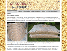 Tablet Screenshot of granula.lv