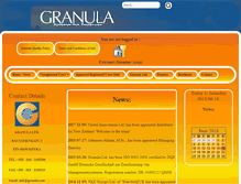 Tablet Screenshot of granula.com